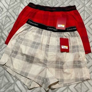 2 PCS CALVIN KLEIN MENS BOXERS